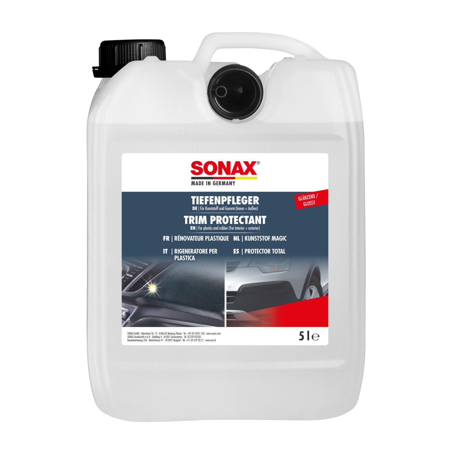 Sonax Torpido Plastik Temizleyici Koruyucu 5 L