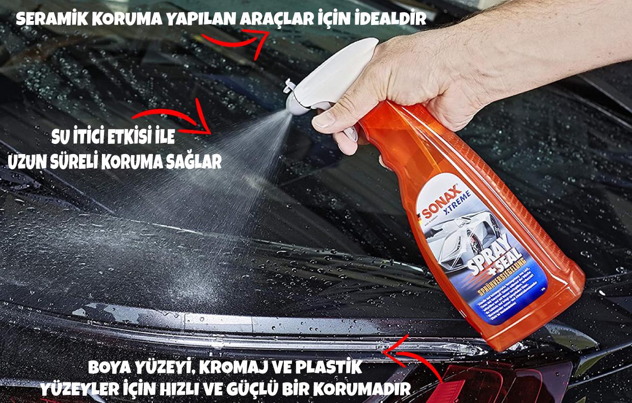 Sonax Xtreme Spray + Seal Hızlı Koruma Ve Parlatma Spreyi 750 ml