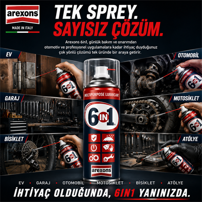 6in1 Pas Sökücü ve Yağlayıcı 200 ml