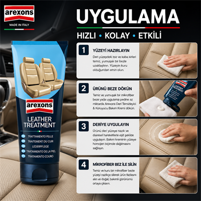 Arexons Deri Bakım ve Koruma Sütü 200 ML