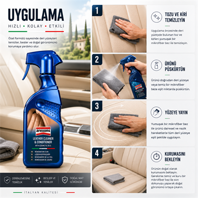 Arexons 500 ml Deri Temizleme Ve Bakım