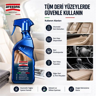 Arexons 500 ml Deri Temizleme Ve Bakım