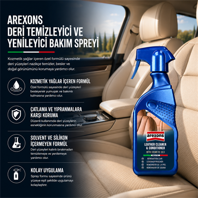Arexons 500 ml Deri Temizleme Ve Bakım