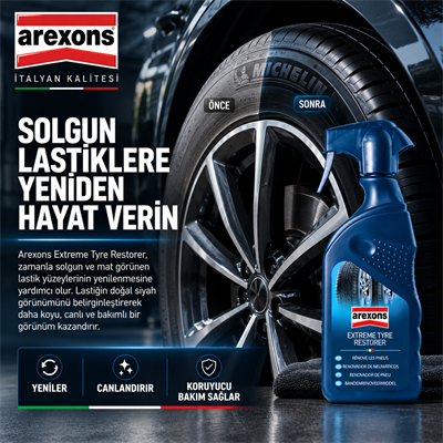 Arexons Extreme Lastik Yenile. Koru. Sprey 400 ml
