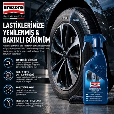 Arexons Extreme Lastik Yenile. Koru. Sprey 400 ml