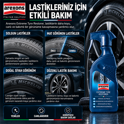 Arexons Extreme Lastik Yenile. Koru. Sprey 400 ml