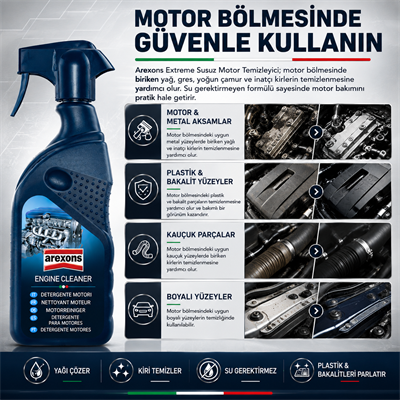 Arexons Susuz 400 ml Motor Temizleyici