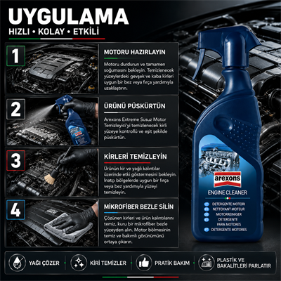Arexons Susuz 400 ml Motor Temizleyici