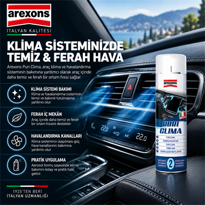 Arexons Klima Temizleyici Köpük 300 ml
