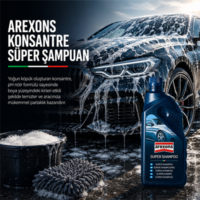 Arexons Konsantre Süper Şampuan 1000 MLt