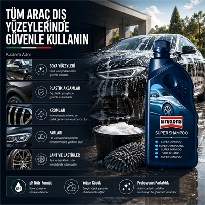 Arexons Konsantre Süper Şampuan 1000 MLt