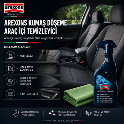 Arexons Kumaş Döşeme Araç Içi Temizleyici Köpük 40