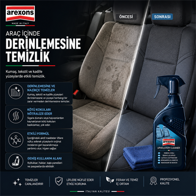 Arexons Kumaş Döşeme Araç Içi Temizleyici Köpük 40