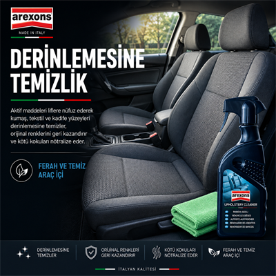 Arexons Kumaş Döşeme Araç Içi Temizleyici Köpük 40