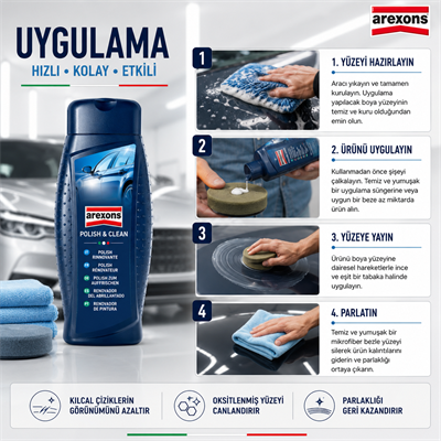 Arexons Arexons Güçlü Ve Etkili Sıvı Pasta Cila 50