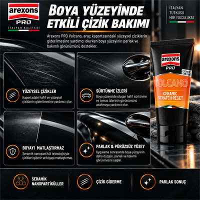 VOLCANO - Seramik Çizik Giderici Sıvı Pasta 150 gr