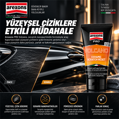 VOLCANO - Seramik Çizik Giderici Sıvı Pasta 150 gr