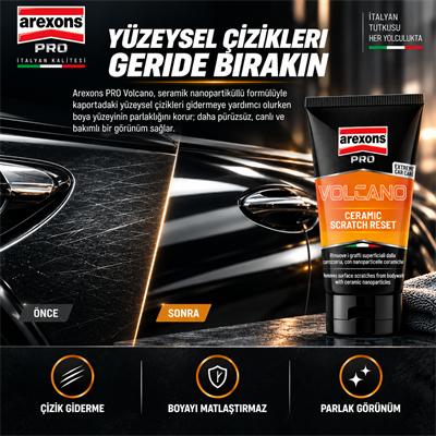 VOLCANO - Seramik Çizik Giderici Sıvı Pasta 150 gr