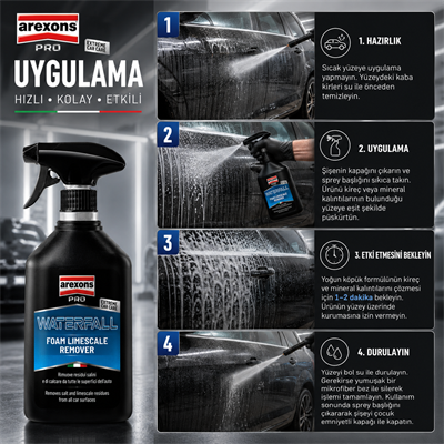 WATERFALL - Kireç Sökücü Köpük 500 ml