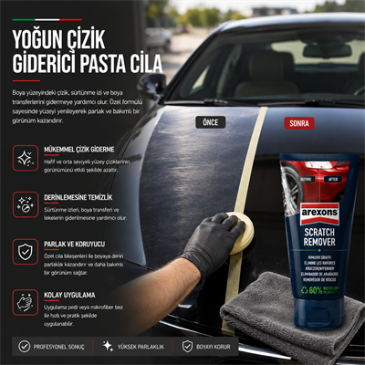 Arexons Yoğun Çizik Giderici Pasta Cila 150 ml