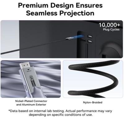 BENFEI HDMI - USB-C Video Kablosu, 6FT/1,8M