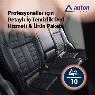 Profesyoneller için Detaylı İç Temizlik Deri  Hizmeti & Ürün Paketi (10 Araç için)