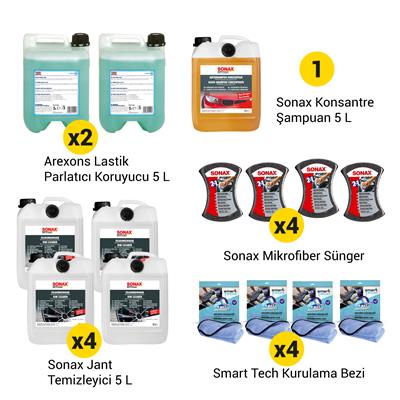 Profesyoneller için Yıkama Hizmeti & Ürün Paketi (100 Araç için)