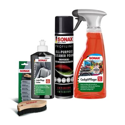 Sonax Deri & Vinil Döşeme Araç Temizleme ve Bakım Seti (Kullanılmış Araç)