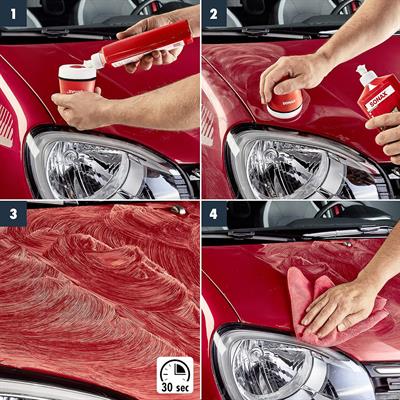 Sonax Renkli Nano Parlatıcı ve Koruyucu Cila Kırmızı 250 ml