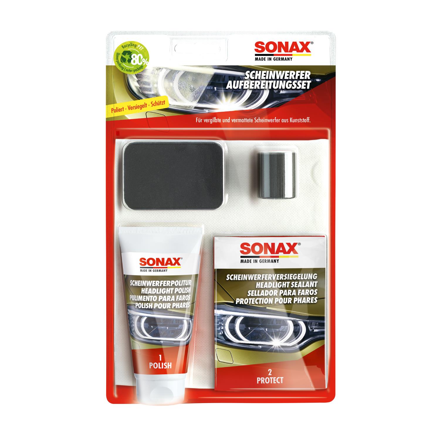 Sonax Far Çizik Giderici Set