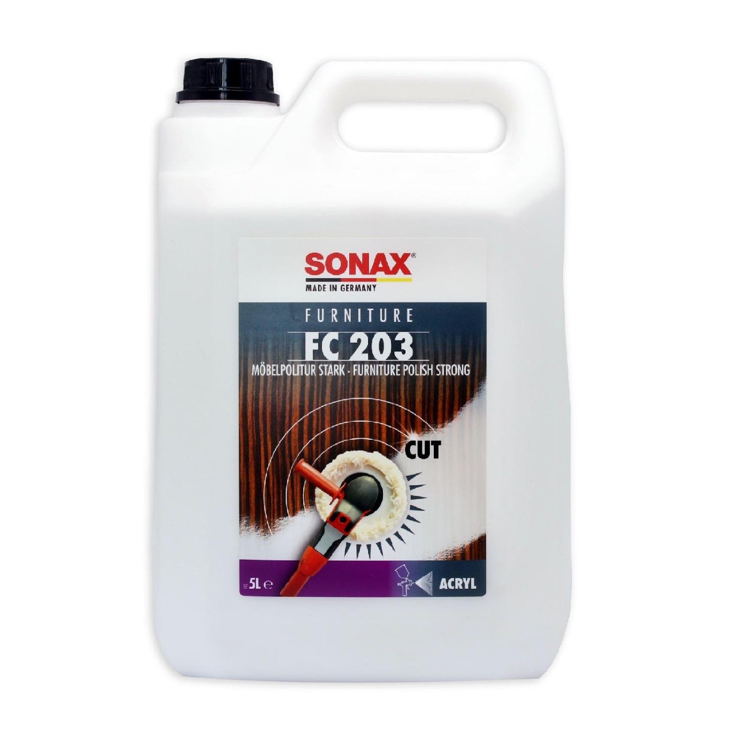 Sonax Mobilya Akr.Boya Çizik Gid.Cila FC203 5 LT