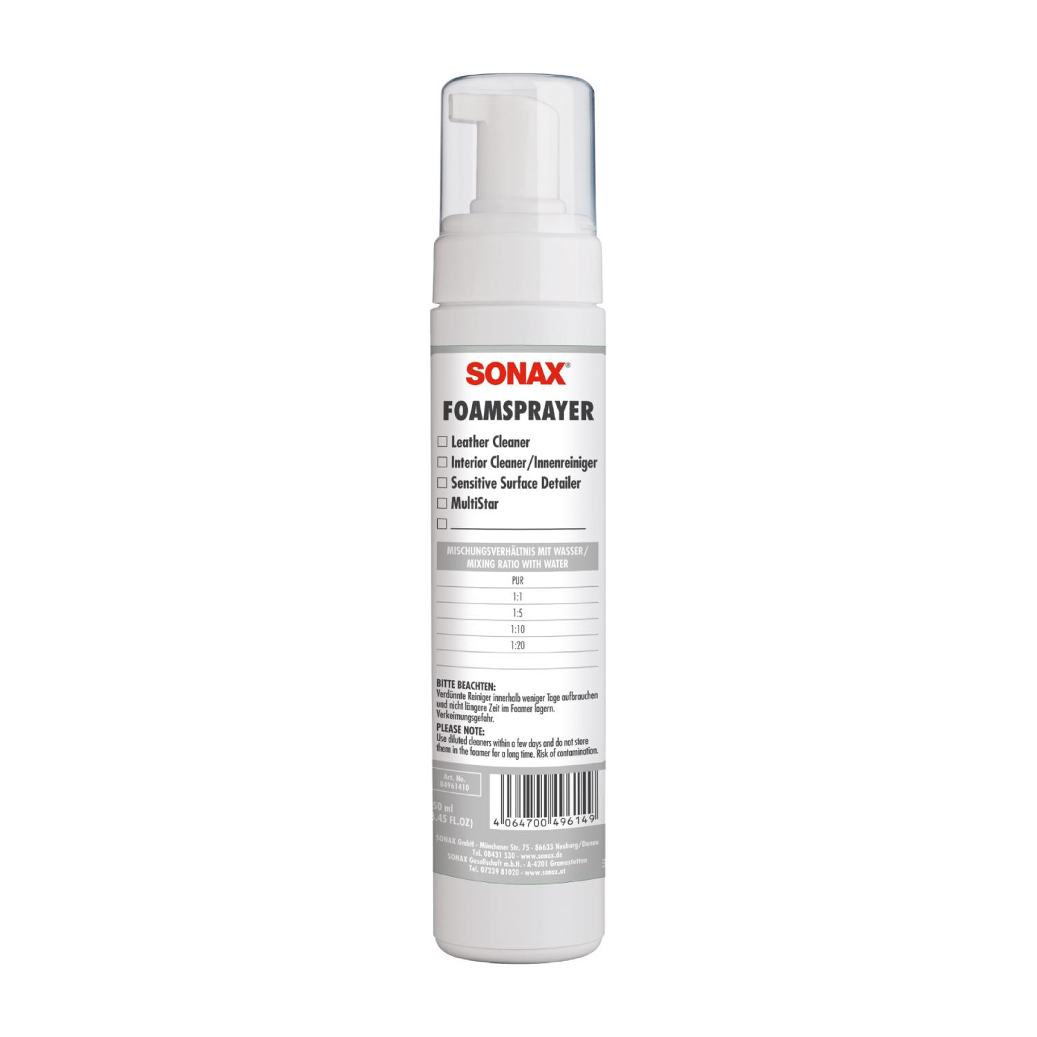 Sonax Püskürtücü Şişe 250 ml