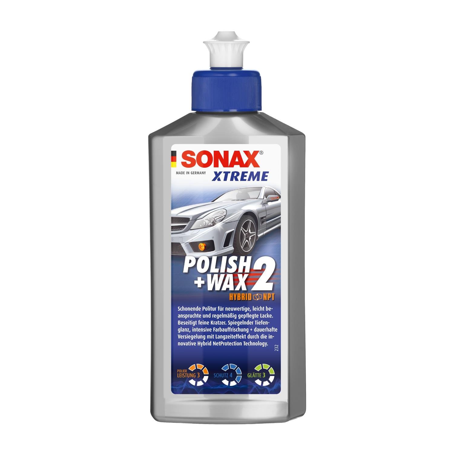 Sonax Xtreme Çizik Giderici ve Parlatıcı Cila Hybrid Npt 250 ml