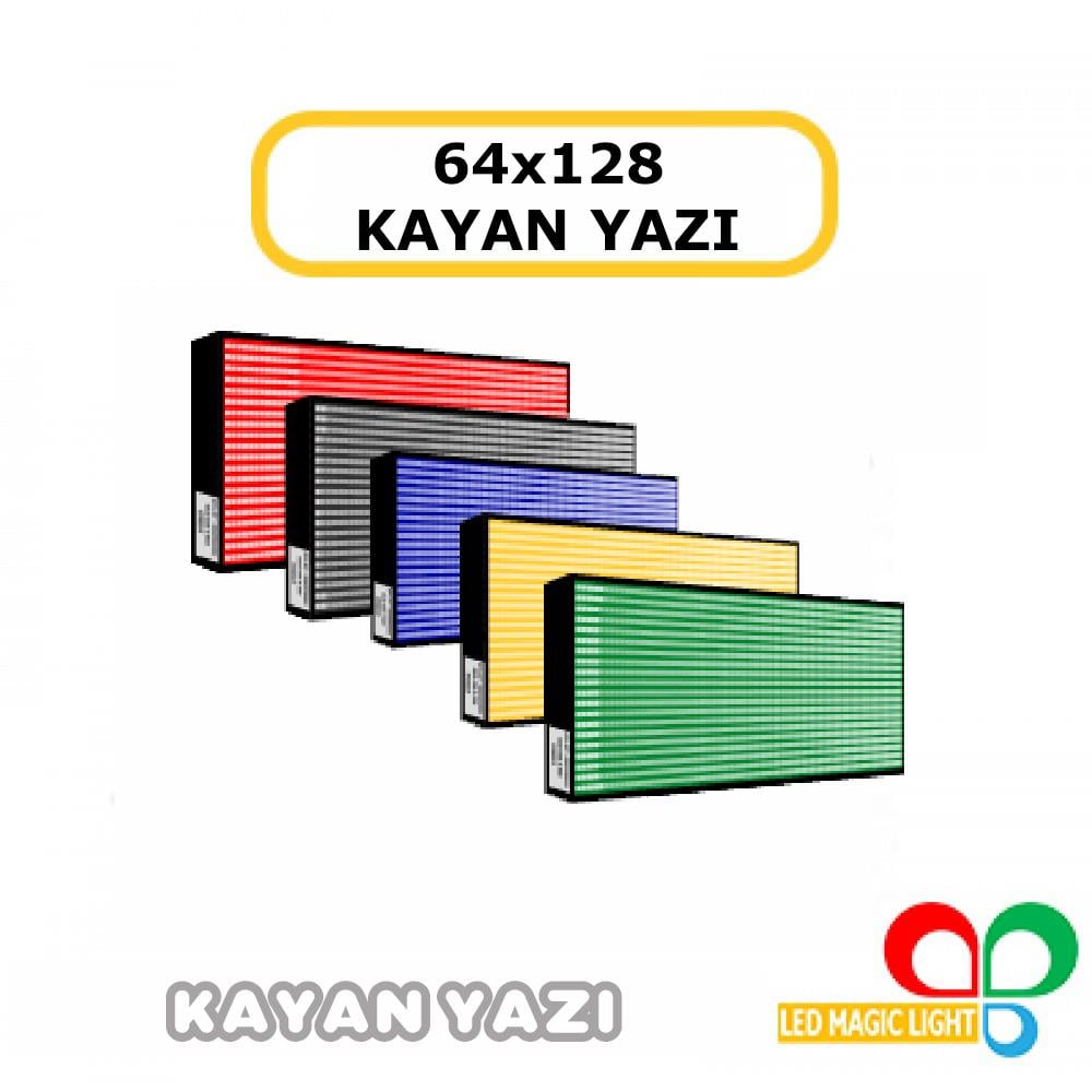 64X128 KAYAN YAZI