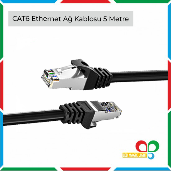 CAT6 KABLO NETWORK ETHERNET AĞ KABLOSU 5 Metre