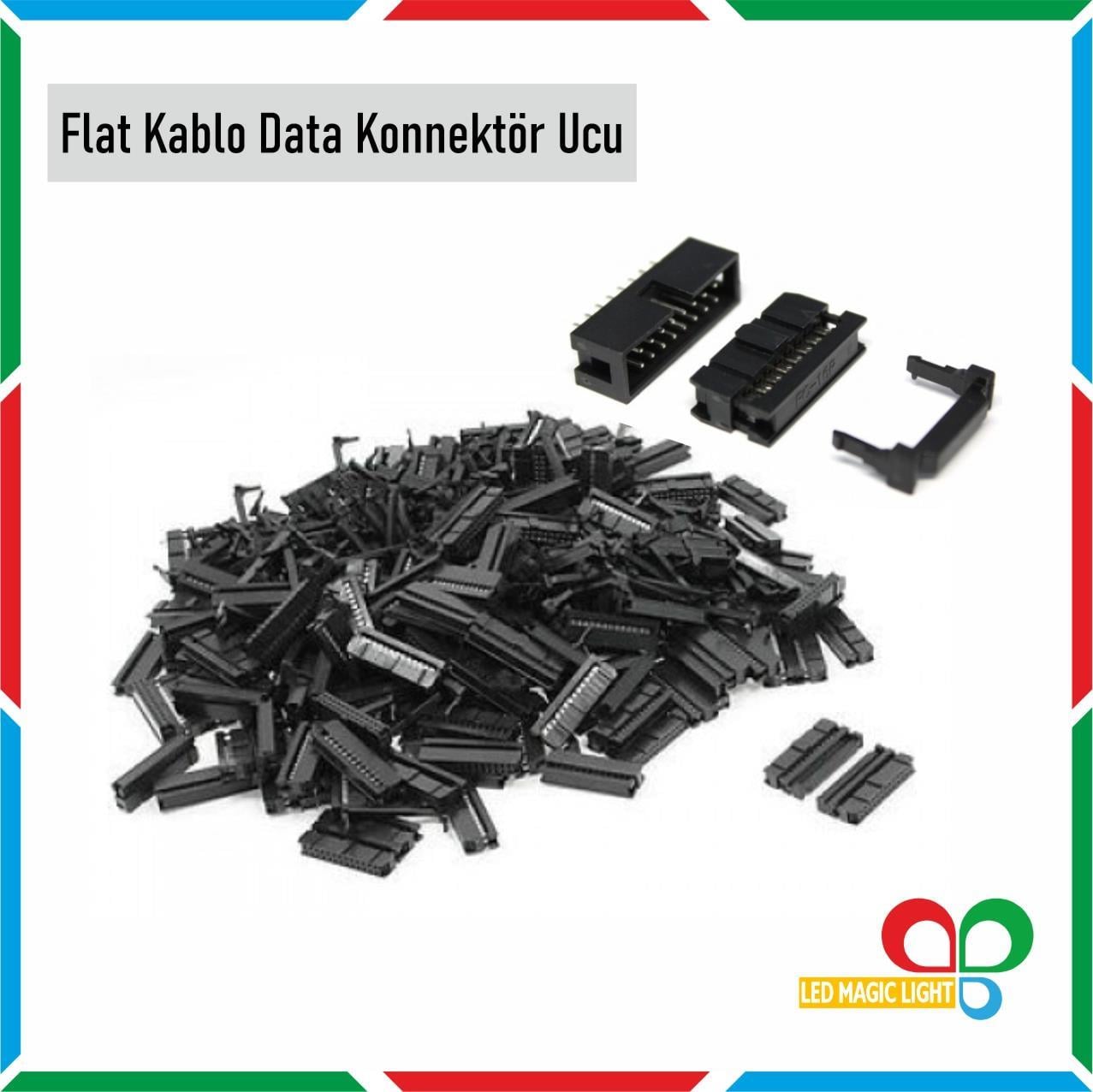 FLAT KABLO DATA KONNEKTÖR UCU - 500 ADET