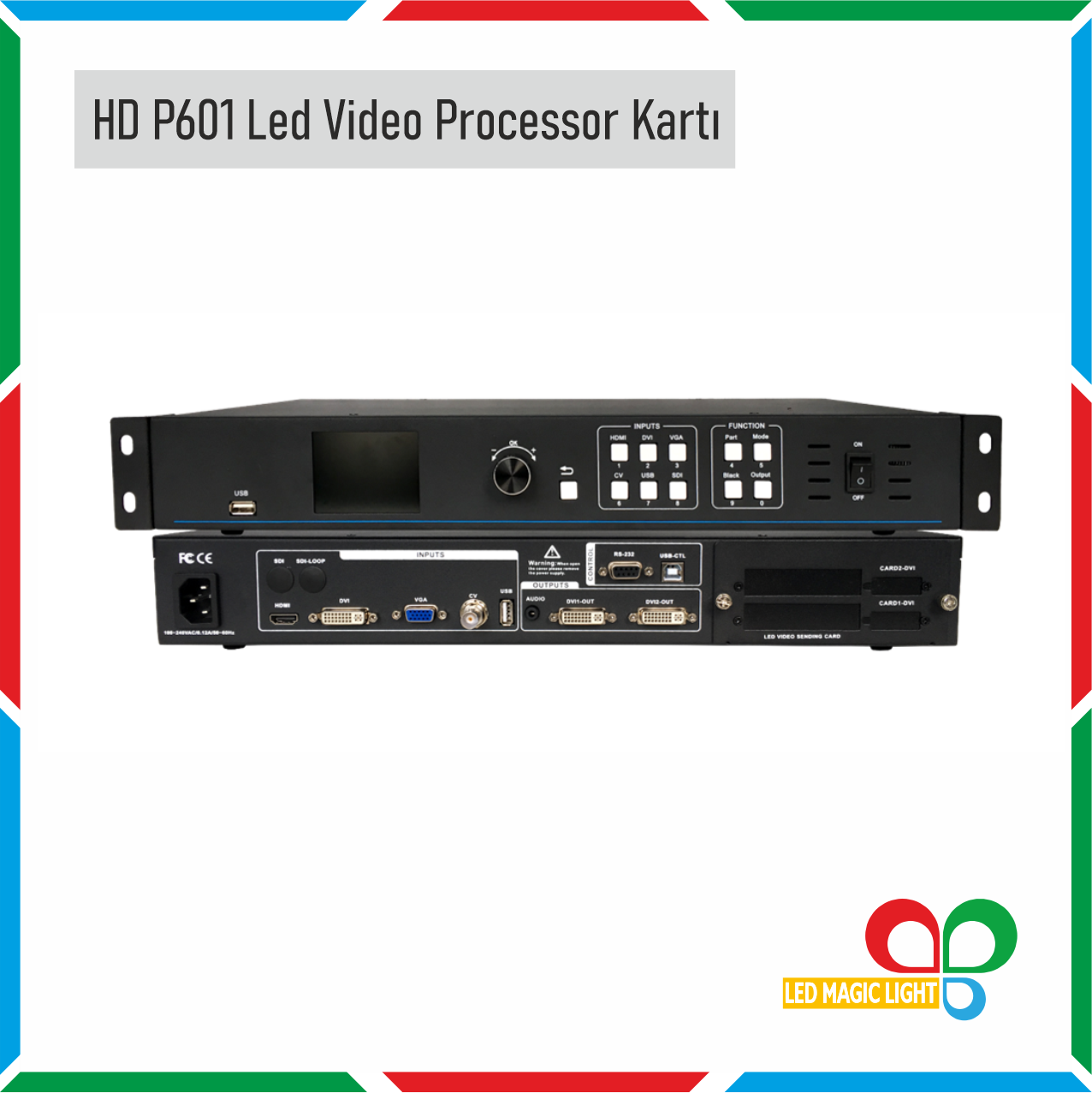 HD P601 LED VIDEO PROCESSOR