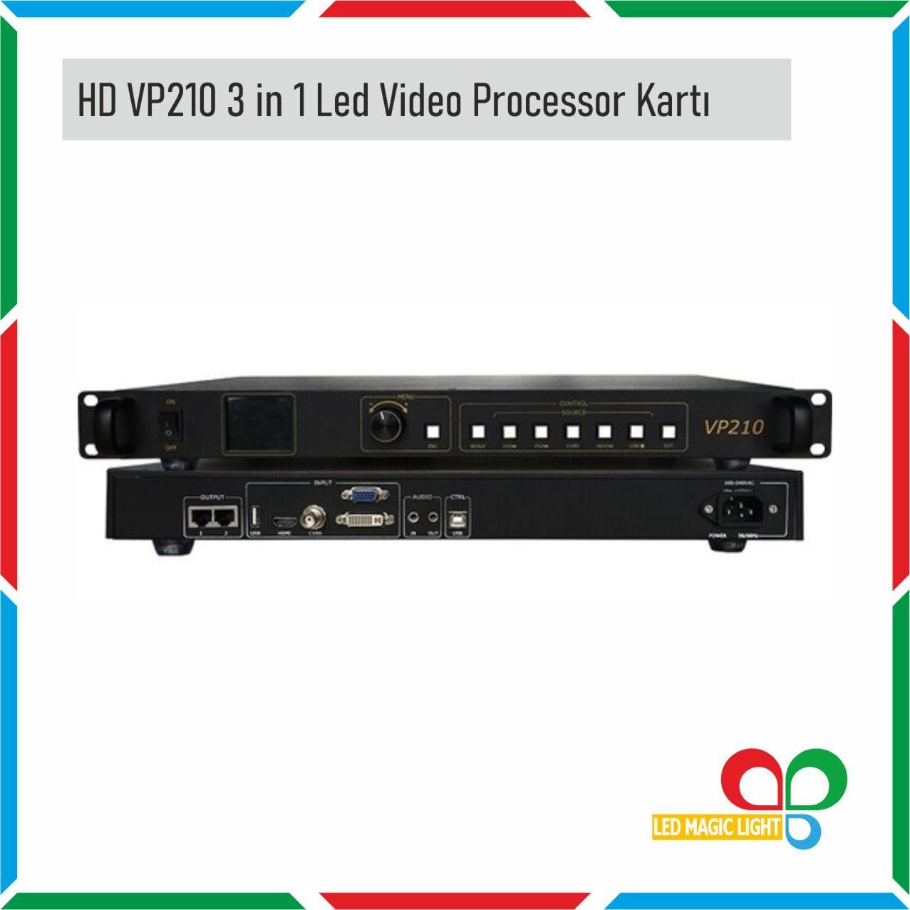 HD VP 210 3 in 1 LED VIDEO PROCESSOR