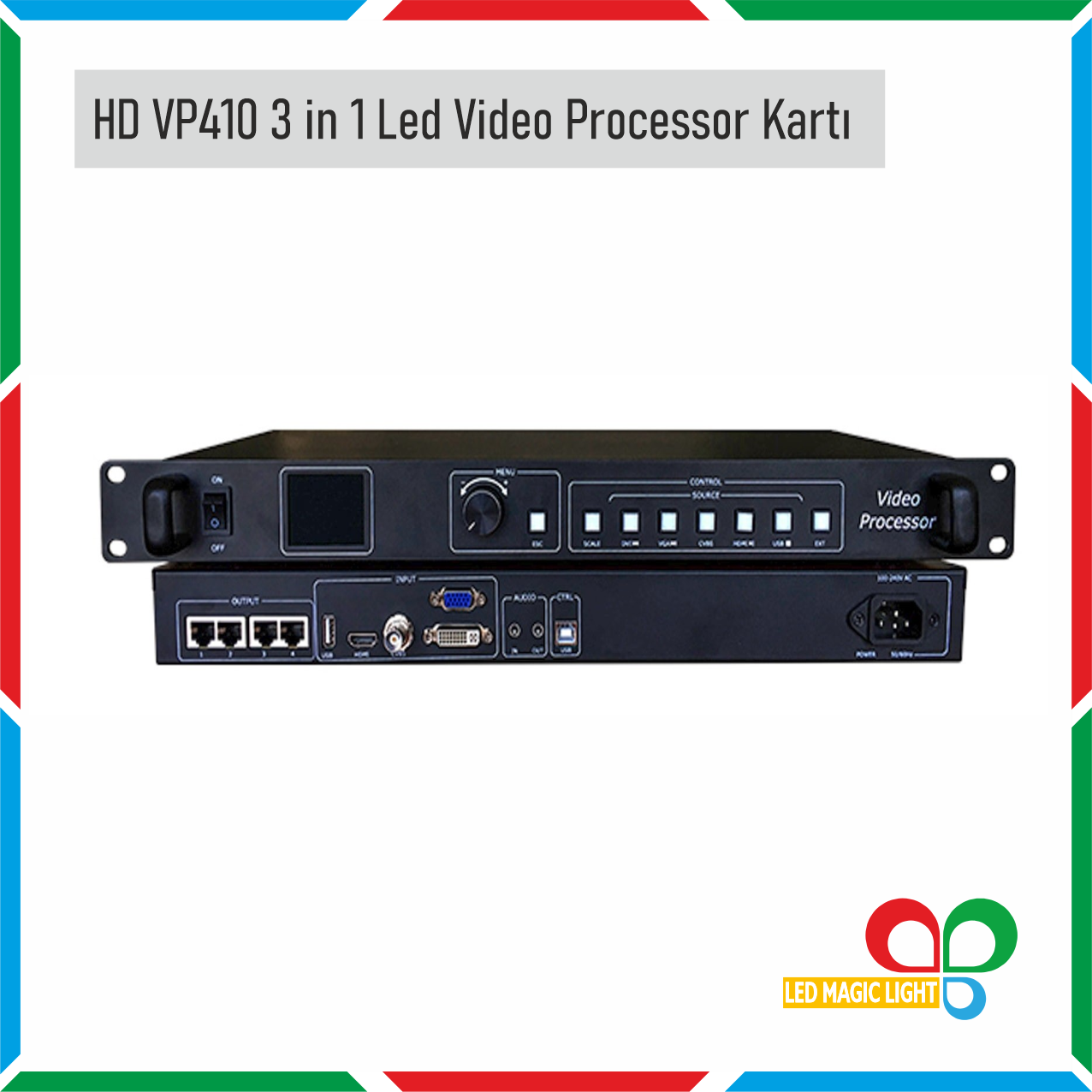 HD VP 410 3 in 1 LED VIDEO PROCESSOR