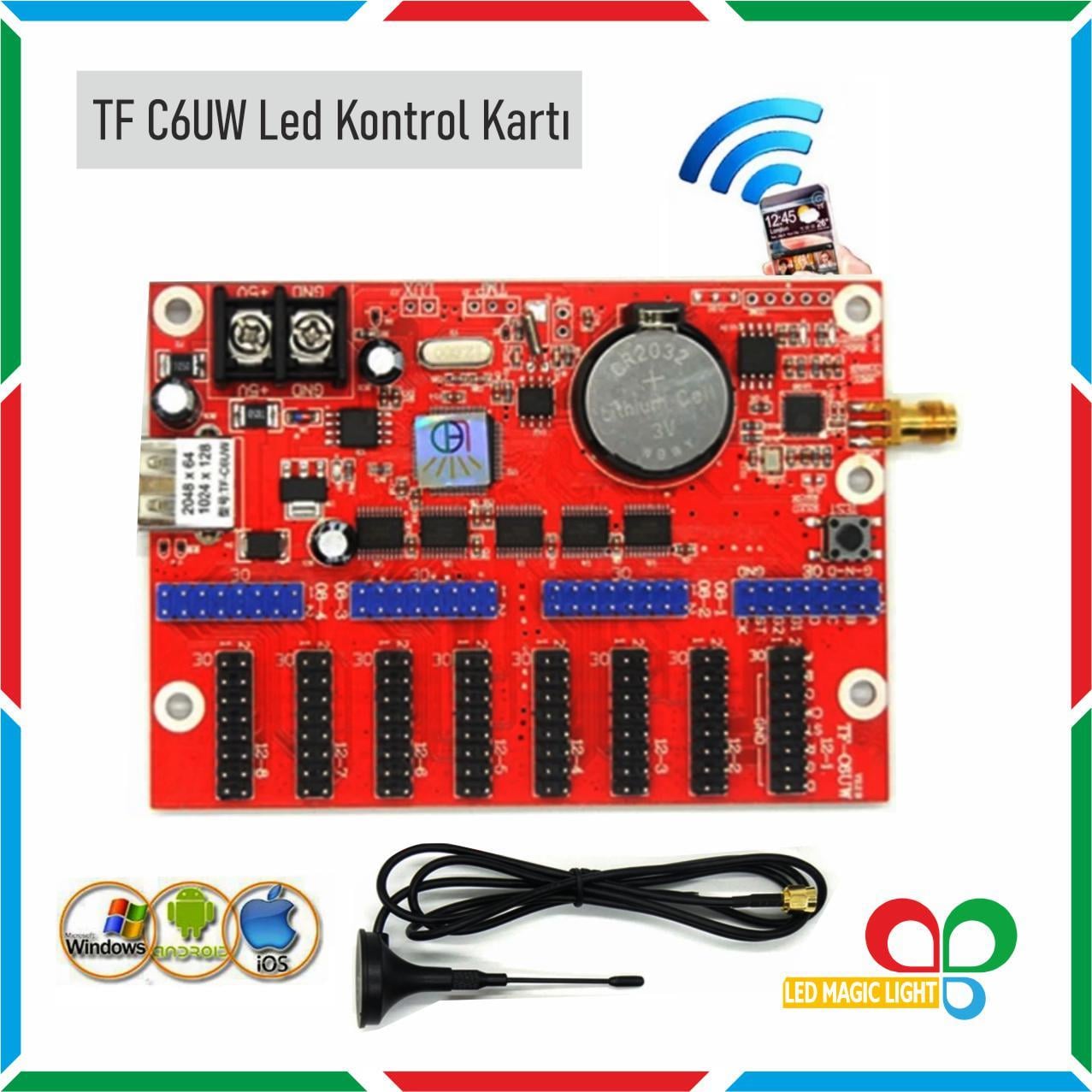 TF C6UW LED KONTROL KARTI