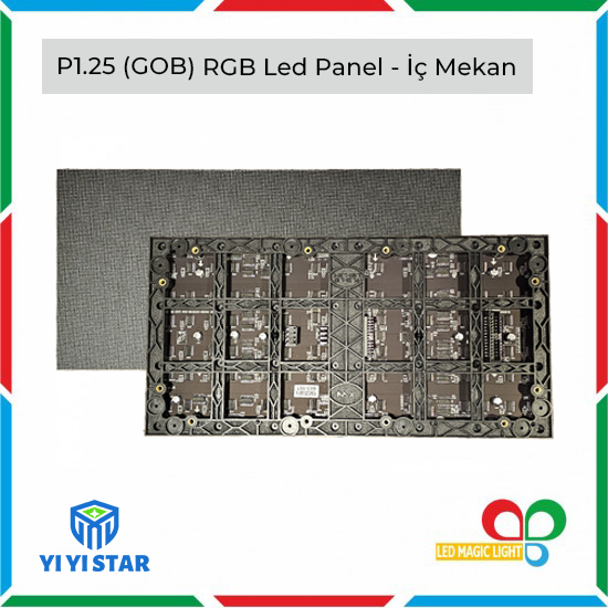 YiYi Star | P1.25 (GOB) RGB LED PANEL İÇ MEKAN