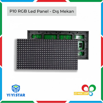 YiYi Star | P10 RGB LED PANEL DIŞ MEKAN 1/4 Scan