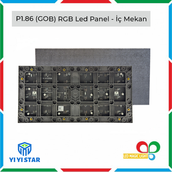 YiYi Star | P1.86 (GOB) RGB LED PANEL İÇ MEKAN