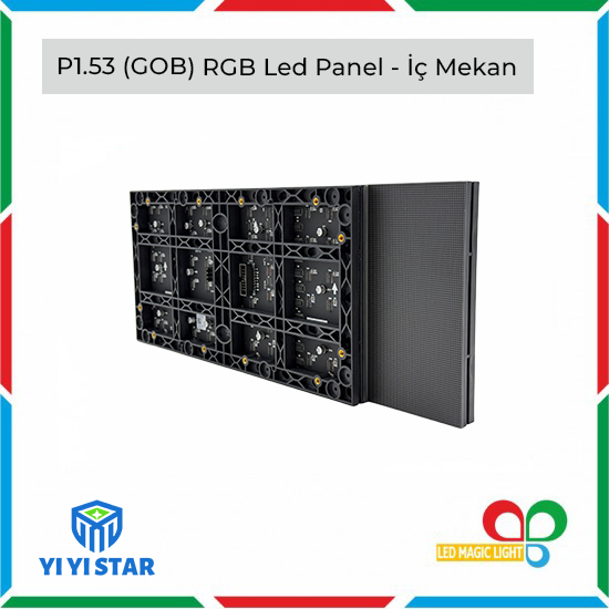YiYi Star | P1.53 (GOB) RGB LED PANEL İÇ MEKAN