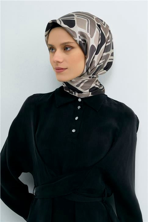 Armine  Saf İpek Twill Eşarp 9504D 87