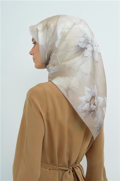Armine  Saf İpek Twill Eşarp 9505D 84