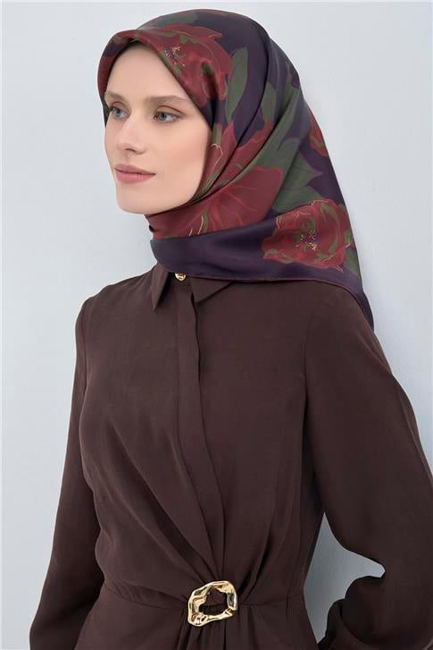 Armine  Saf İpek Twill Eşarp 9509D 59