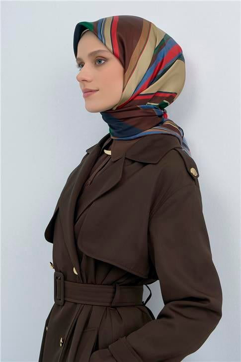 Armine  Saf İpek Twill Eşarp 9514D 82