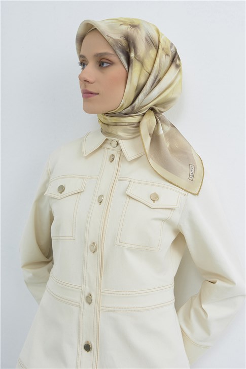 Armine  Saf İpek Twill Eşarp 9515D 35