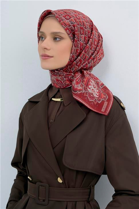 Armine  Saf İpek Twill Eşarp 9518D 02